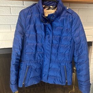 Burberry Royal Blue Puffer Jacket
